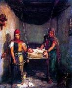 unknow artist Arab or Arabic people and life. Orientalism oil paintings 311
